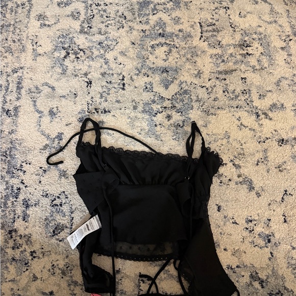 Edikted Black Camisole with Lace Detail - Picture 3 of 3